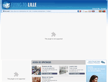 Tablet Screenshot of flying-to-lille.com